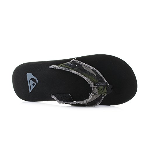 Quiksilver Monkey Abyss, Zapatos de Playa y Piscina Hombre, Verde Green Brown Black Xgck, 43 EU