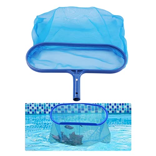 QUUPY 1 red de malla fina para alberca de agua profunda, herramienta de limpieza de skimmer resistente, para limpiar piscinas y estanques, etc., 29 x 42,5 cm