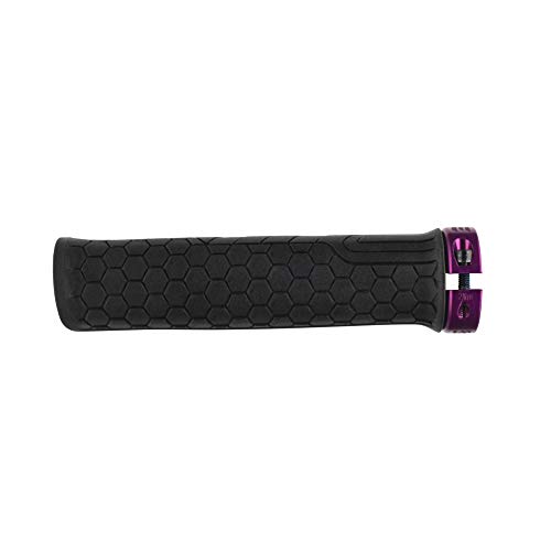 Raceface Getta Grips Agarres, Unisex, Negro y Morado, 30 mm