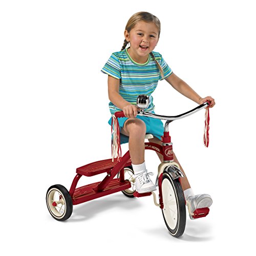 Radio Flyer Classic Dual Deck triciclo, color rojo (48034)