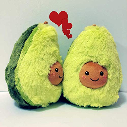 RAINBEAN Aguacate Peluche Juguete, Mini Almohada Peluche - Cojín Suave Cómodo de Decoración para Casa,salón,Dormitorio–Regalo Ideal Cumpleaños o Navidad-15.75IN