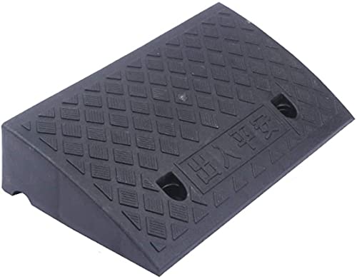 Rampa Rampas de bordillos Rampas de la scooter Rampas Decelación almohadilla antideslizante Rampas de plástico de conducción Colgante Slope Mats Mobility Umbility Ramps Ramps (Color : Black)