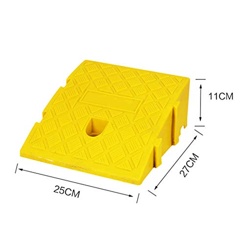 Rampas Para Coches, Rampas De Acceso Antideslizante Para Bordillos, Rampa Portátil De Plástico Ligero Para Bordillos, Rampas De Carga - Para Sillas De Ruedas, Coches, Camiones, Bicicletas Y Motos