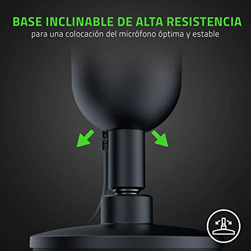 Razer RZ19-03450200-R3M1 - Seiren Mini Micrófono compacto para USB para streaming, compacto con patrón polar supercardioide, soporte inclinable, amortiguador integrado, Quartz / Rosa