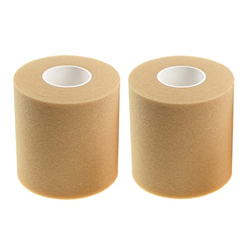 RCPRO - Venda pre tape - 2 rollos 7cm x 27m - de espuma no adhesiva para protección de la piel y vello en vendajes funcionales