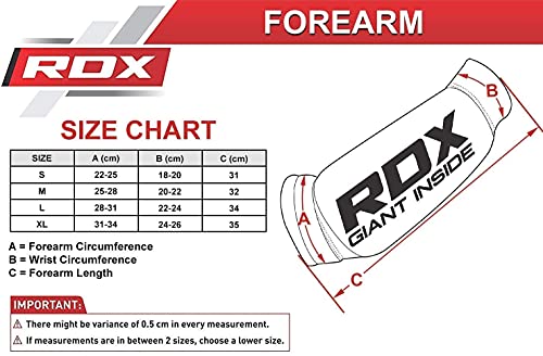 RDX Boxeo Antebrazo Protector Codo Antebrazo Protecciones Coderas Kickboxing Sleeve