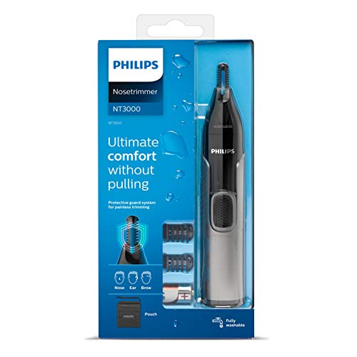 Recortador para nariz, orejas y cejas Nose trimmer Series 3000 de Philips con tecnología PrecisionTrim (modelo NT3650/16)