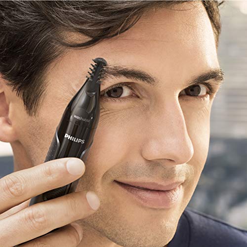 Recortador para nariz, orejas y cejas Nose trimmer Series 3000 de Philips con tecnología PrecisionTrim (modelo NT3650/16)