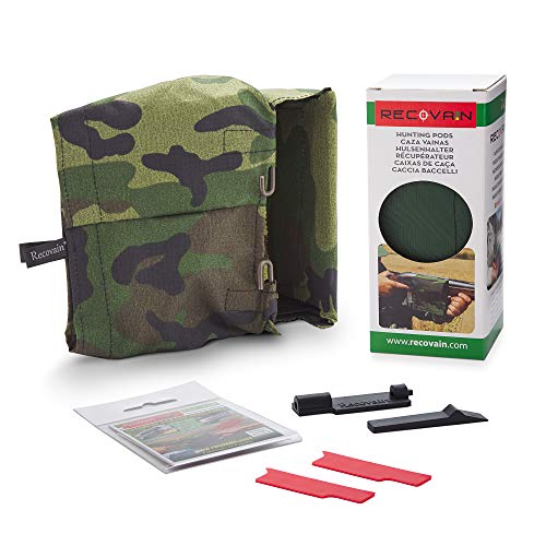 RECOVAIN Recogevainas Color Verde para Diestro | Artículos y Accesorios de Caza para Escopetas Semiautomáticas y Rifles | Cazavainas para Ventana de Expulsión a la Derecha