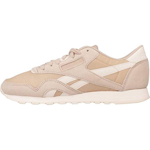 Reebok Cl Nylon, Zapatillas de Deporte Mujer, Multicolor (Seasonal/Bare Beige/Pale Pink 000), 37 EU