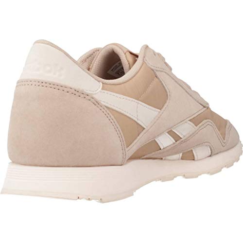 Reebok Cl Nylon, Zapatillas de Deporte Mujer, Multicolor (Seasonal/Bare Beige/Pale Pink 000), 37 EU