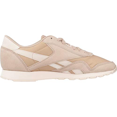 Reebok Cl Nylon, Zapatillas de Deporte Mujer, Multicolor (Seasonal/Bare Beige/Pale Pink 000), 37 EU