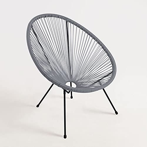 Regalos Miguel - Sillas Comedor - Silla Karibic - Gris Oscuro - Envío Desde España