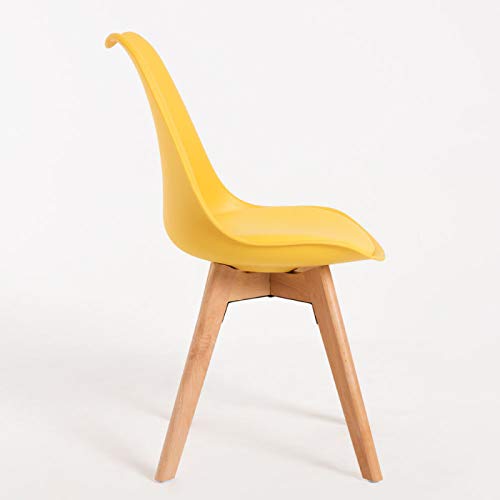 Regalos Miguel - Sillas Comedor - Silla Synk Basic - Amarillo - Envío Desde España