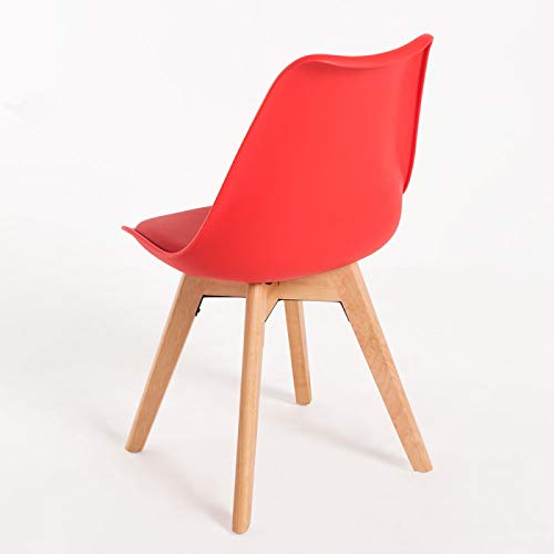 Regalos Miguel - Sillas Comedor - Silla Synk Basic - Rojo - Envío Desde España