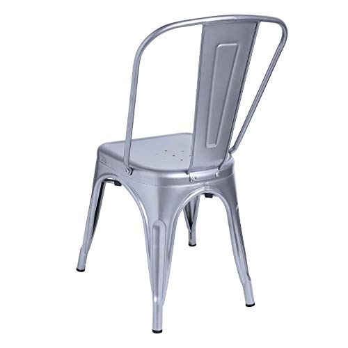 Regalos Miguel - Sillas Comedor - Silla Torix - Gris Metalizado - Envío Desde España