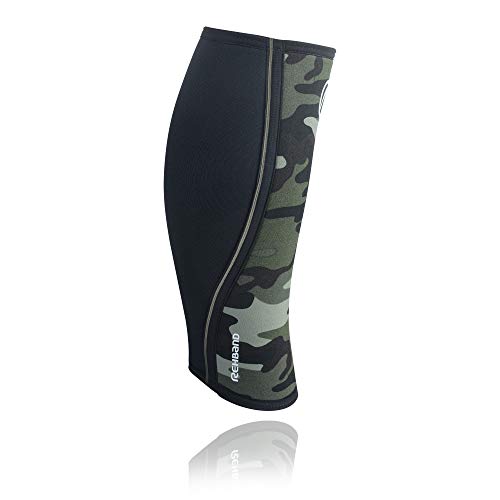 Rehband RX de Pantorrilla Vendaje 5 mm, Camo/Negro, S, 106317-2