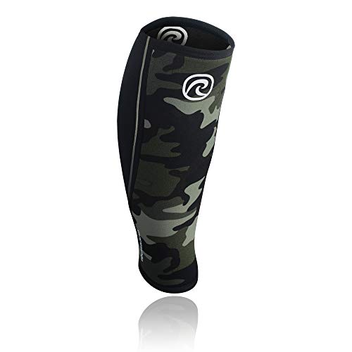 Rehband RX de Pantorrilla Vendaje 5 mm, Camo/Negro, S, 106317-2