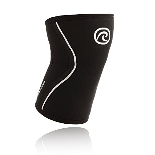 Rehband RX Knee Sleeve 7mm Rodillera, Unisex Adulto, Negro, Medium