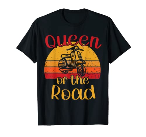 Reina de la carretera//Scooter Camiseta