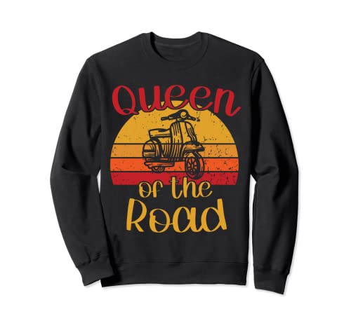 Reina de la carretera//Scooter Sudadera