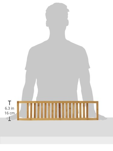Relaxdays Bandeja para bañera, Natural Bambú