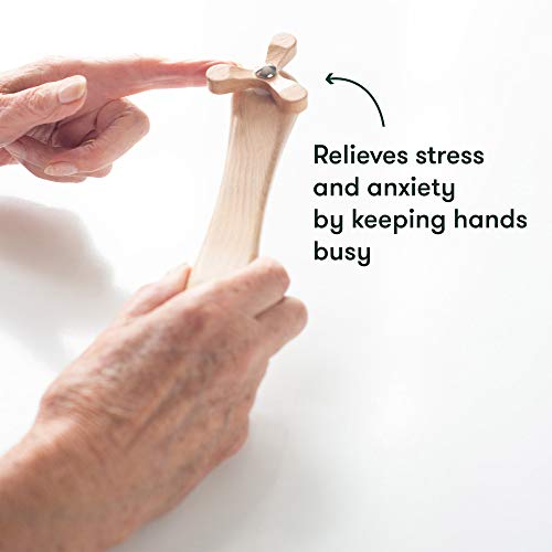 Relish Juguete de madera Turn Fidget Widget - Alzheimers & Demencia Sensorial, ayuda para ancianos/personas mayores