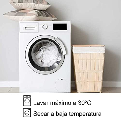 Relleno Cojín 50x50 2 Unidades Antiácaros Extra Densidad, Lavable, Efecto Nube, hipoalergénicos para Rellenos, Cojines de Sofá o Cama, Almohada Fibra Hueca Siliconada