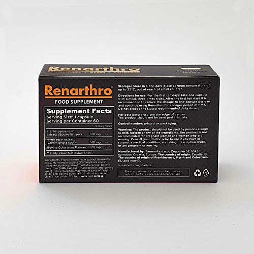 Renarthro® de 60 Cápsulas - Suplemento nutricional Salvaguardar la Salud de articulaciones y huesos