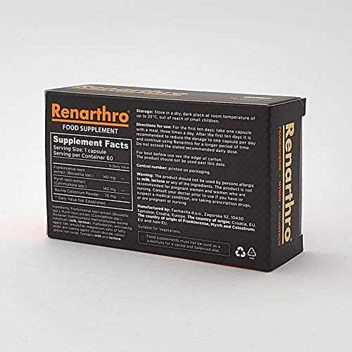 Renarthro® de 60 Cápsulas - Suplemento nutricional Salvaguardar la Salud de articulaciones y huesos