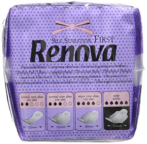 Renova First Compresas Noche, 10 Compresas, Finas y Absorbentes