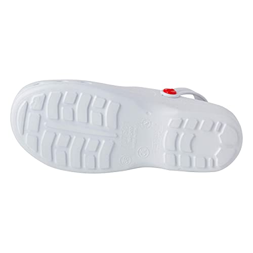 REPOSA Ultralight Zuecos Sanitarios, Zapatos de Enfermera Material eva, Zapatos Sanitarios Ligeros Tipo Zueco, Superior Cerrada, Agujeros Laterales, Plantilla anatómica, Suela SRC