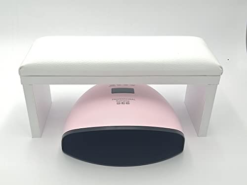 Reposamanos profesional para manicura, Apoyador de manos, cojín para manicura, reposabrazos, mesa de manicura, TAMAÑO - S (ROSA)