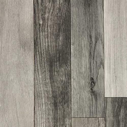 Revestimiento de suelo CV PLAZA – Suelo de PVC extra resistente (espumado) – Holm Oak 999M – Aspecto de madera noble – Superficie estructurada – Metro (200 x 500 cm)