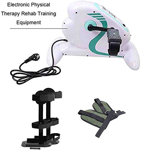 RGLZY Aptitud Motorizado Ejercicio Bicicleta Eléctrica/Pedal Ejercitador De Brazos Y Piernas Rodilla Recuperación del Ejercicio, Fortalece Los Músculos para Minusválidos Y Stroke Survivor