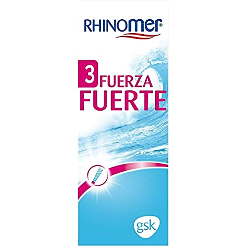 Rhinomer, Spray Nasal 100% Agua de Mar, Fuerza Fuerte 3, para Adultos y Niños a partir de 6 Años, 135 ml