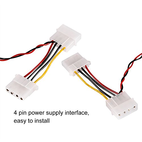 Richer-R Kit de Detector de Temperatura para Sistema de Refrigeración por Agua de PC Temperature Detector(Termómetro con Pantalla LCD/Marco/Sonda Impermeable)(ermómetro Digital)