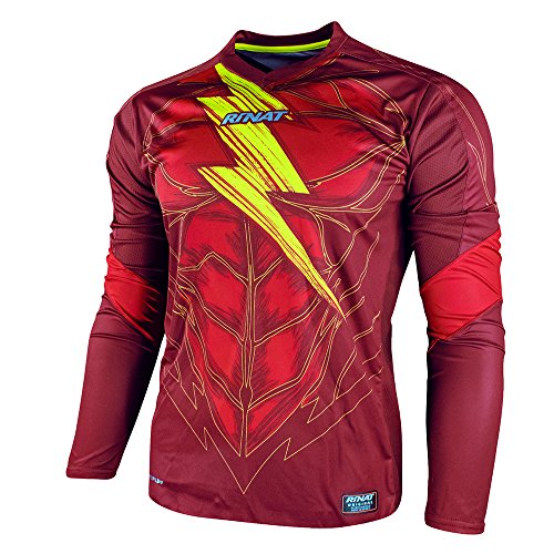 Rinat Bolt Jersey de Portero, Unisex niños, Rojo, YL