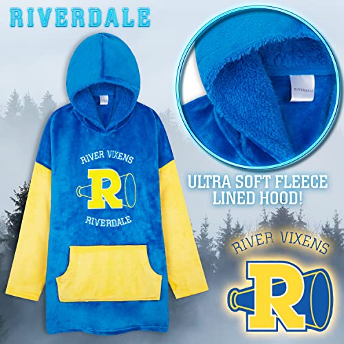 Riverdale Sudadera Mujer con Capucha Oversize, Bata Manta Polar Mujer con Capucha, Regalos Chicas Adolescentes y Mujer