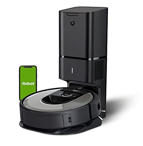 Robot aspirador Wi-Fi iRobot Roomba i7556 - Vaciado automático - Mapea y se adapta a tu hogar - Reconoce objetos - Sugerencias personalizadas - Compatible asistente voz - Coordinación Imprint