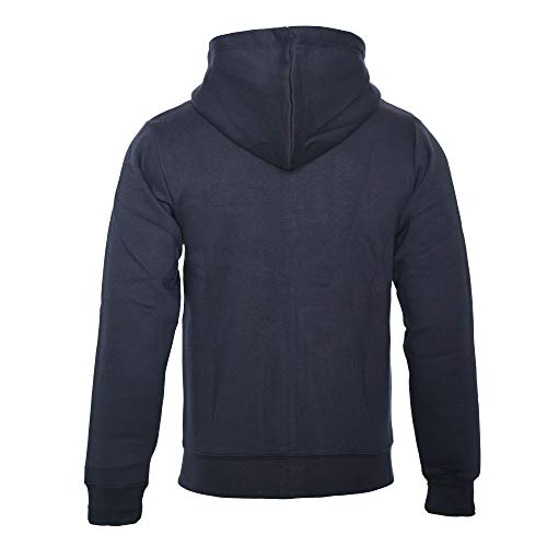 ROCK-IT Apparel® Hombres con Cremallera con Capucha suéter de tamaño XS-5XL, Hoodie en Colores Azul Marino-Small