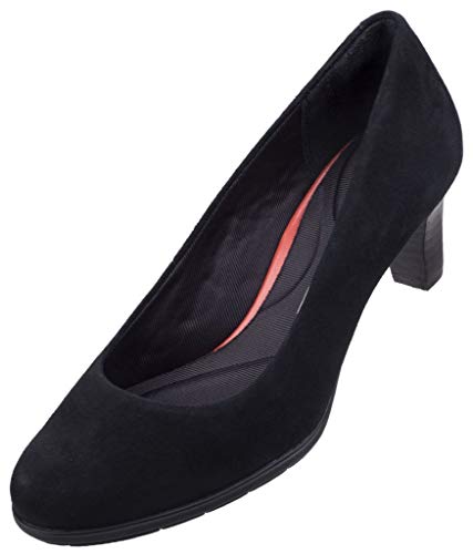 Rockport Womens/Ladies Melora Plain Pump Heeled Suede Court Shoes