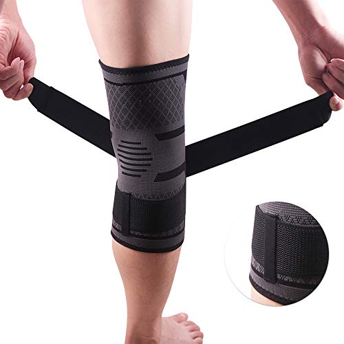 Rodillera Menisco Ligamento, Antideslizante Rodilleras Deportivas (1 Par) Rodillera de compresión para Correr Deportes Baloncesto Desgarro de Artritis Alivio para el Dolor en Las Articulaciones