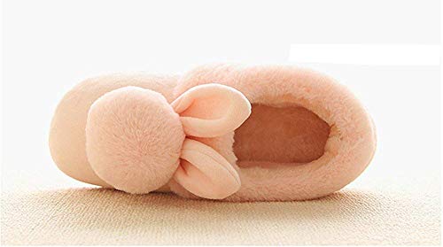 Rojeam Mesdames Filles Lapin pantoufles glisser Sur Les Femmes Hommes nouveauté en Peluche pantoufles chaudes