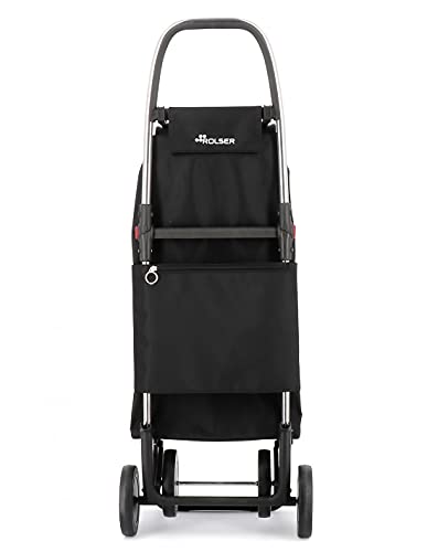 Rolser Carro I-MAX MF 4 Ruedas Plegable - Negro