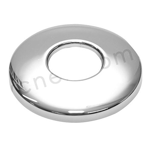 Rosas collar de acero cromado para cubrir lavabo del fregadero de residuos desagüe con un diámetro de 32 mm trampa