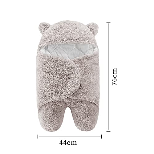 Saco de dormir de invierno para bebé recién nacido, con diseño de ángel y nacimiento, unisex, cálido, bolsa de dormir de forro polar con patas separadas para asientos de coche, cochecitos y camas