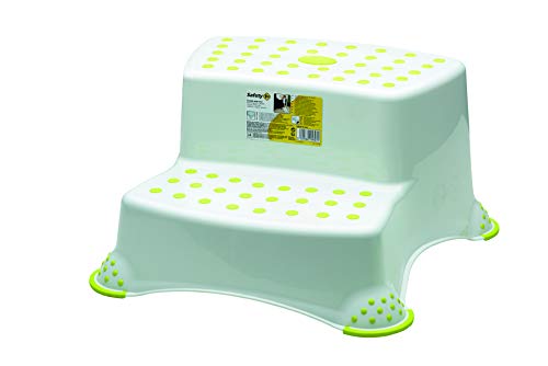 Safety 1st  2 niveles de taburete, color verde/blanco