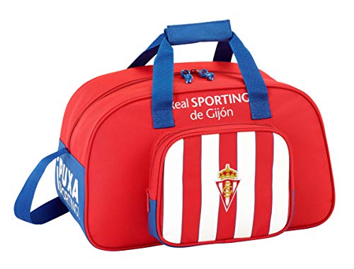 Safta Bolsa De Deporte Real Sporting De Gijon Oficial 400x230x240mm