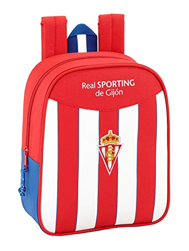 Safta Mochila Real Sporting De Gijon Oficial Mochila Infantil 220x100x270mm